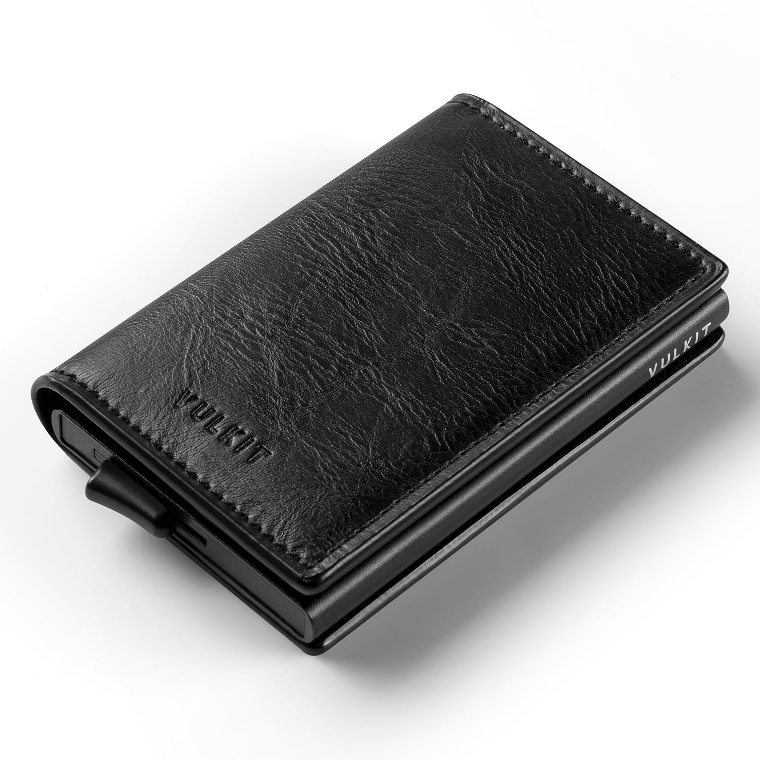 VULKIT VC200 Black Portafoglio Carte Slim RFID