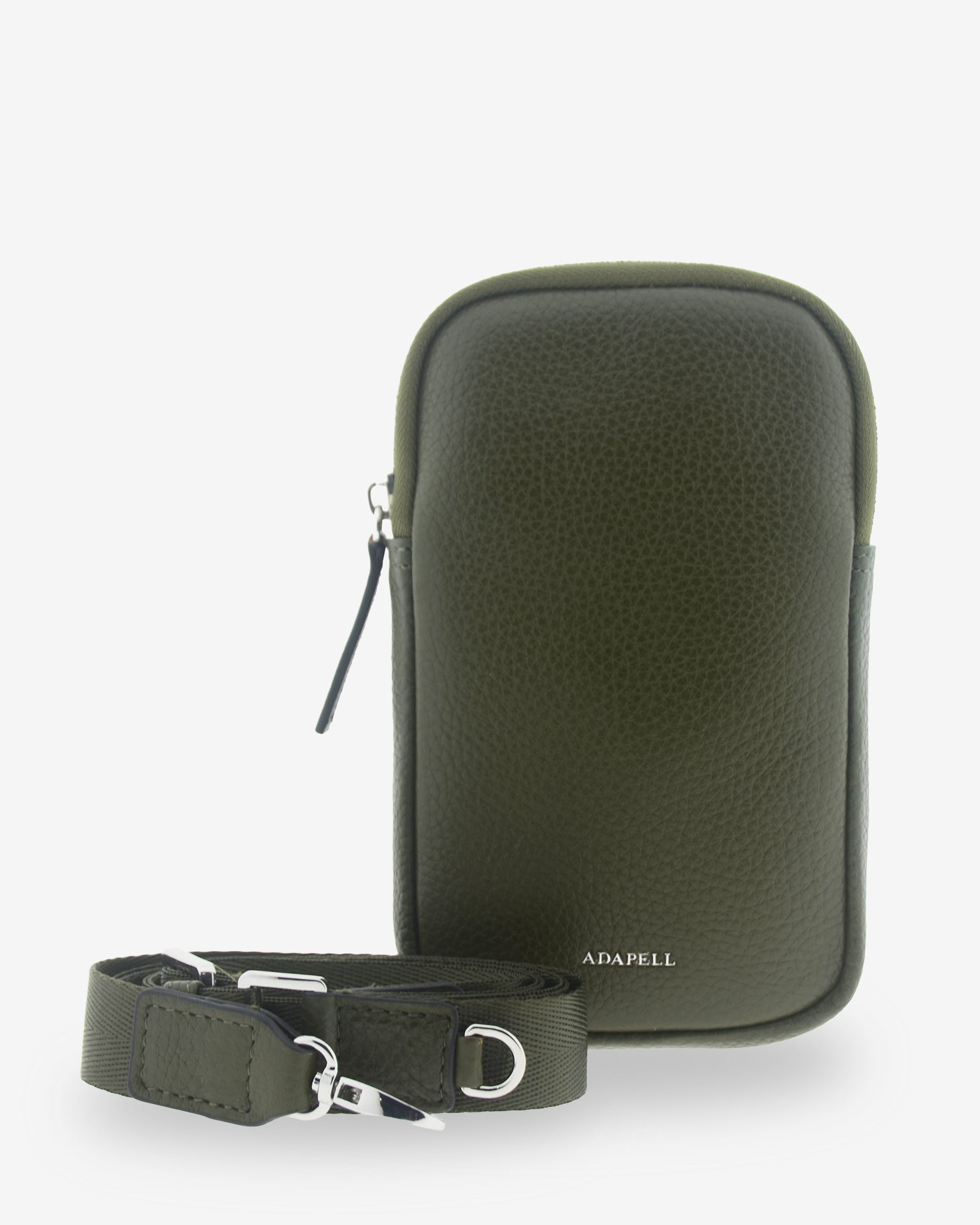 Adapell Nexo borsa tracolla pelle nero verticale RFID