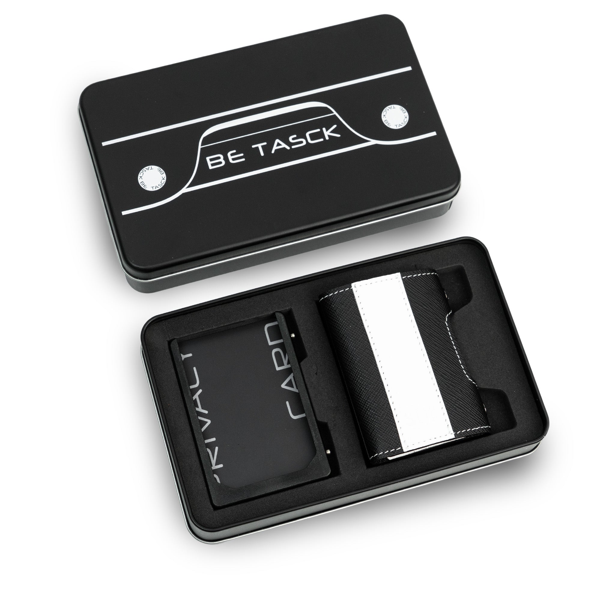 SLim Be Tasck Portafoglio Bicolor Bianconero
