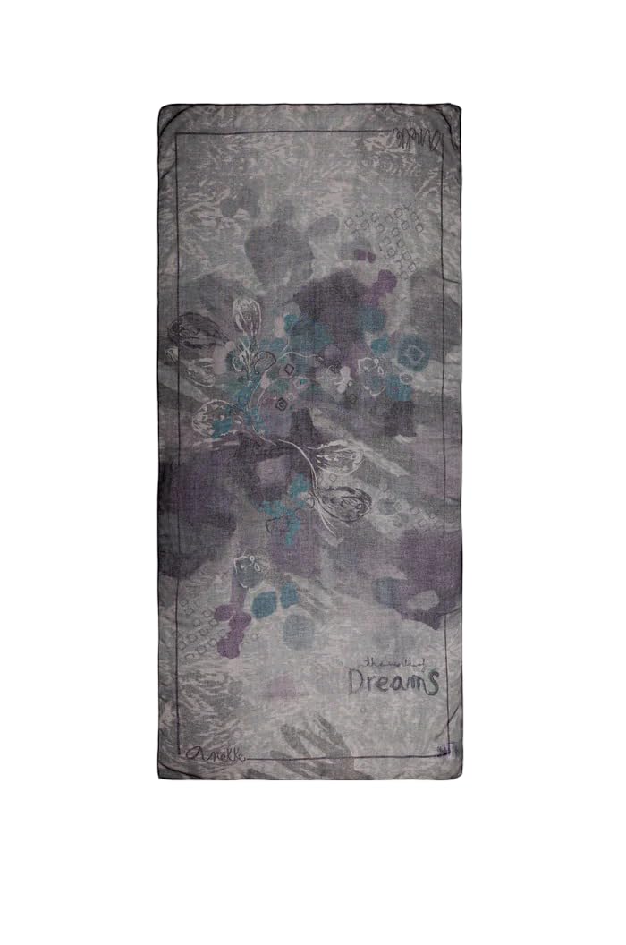 Anekke Evolution fazzoletto grigio stampa donna