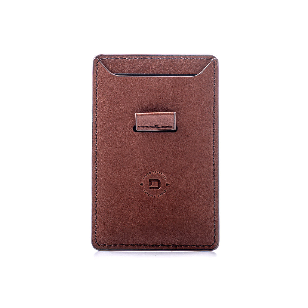 Dango A10 Pull Pocket Adapter portacarte Whiskey Brown 4 carte