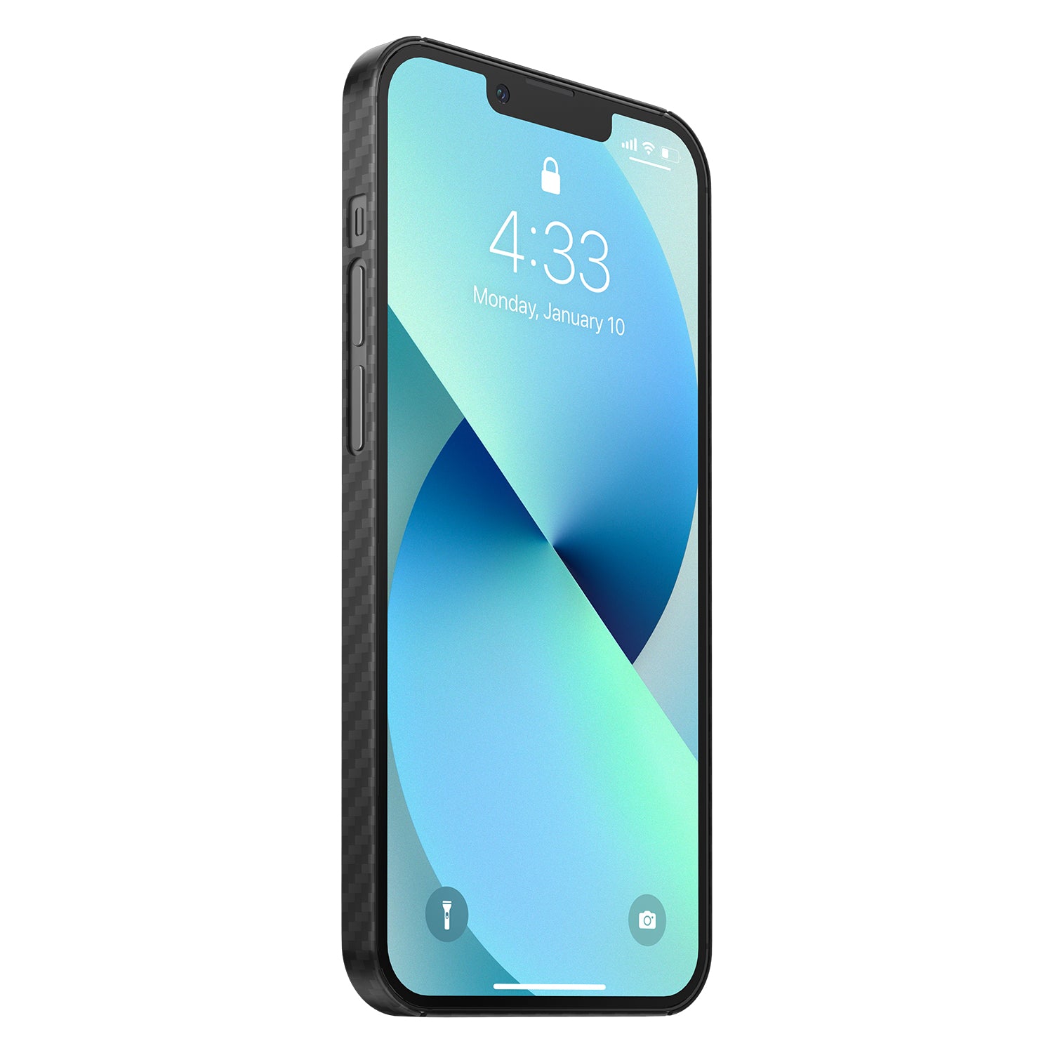 VULKIT VPA103 Cover iPhone 12/13 Fibra Carbonio