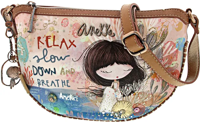 Anekke Mediterranean borsa ovale tracolla donna