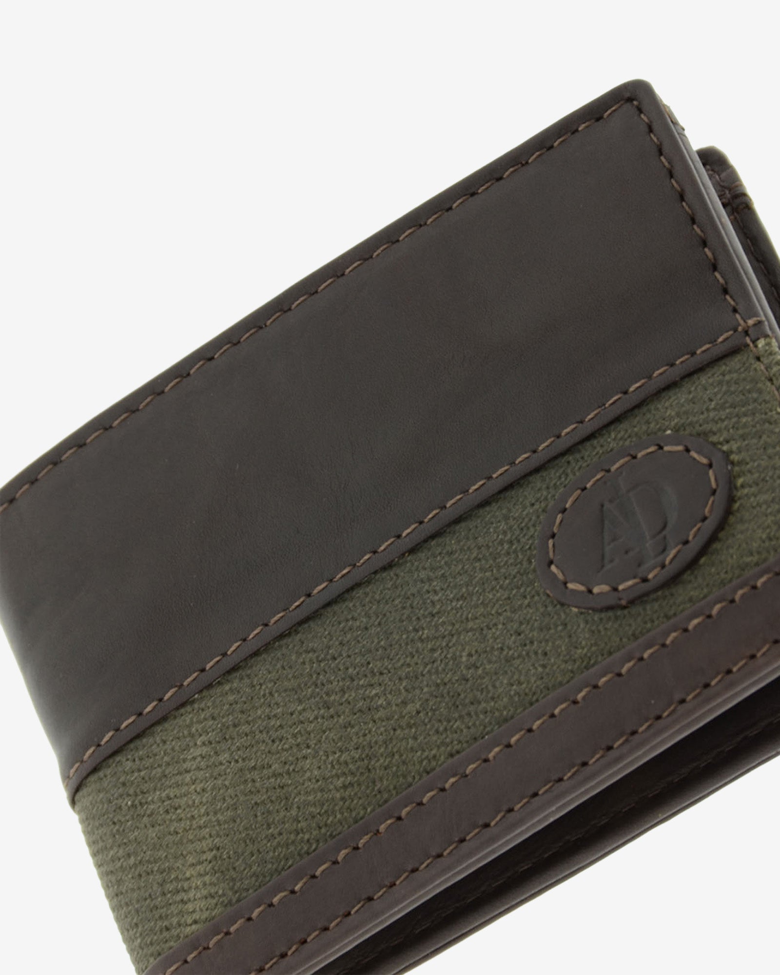 Adapell Range 1621 portafoglio uomo pelle canvas