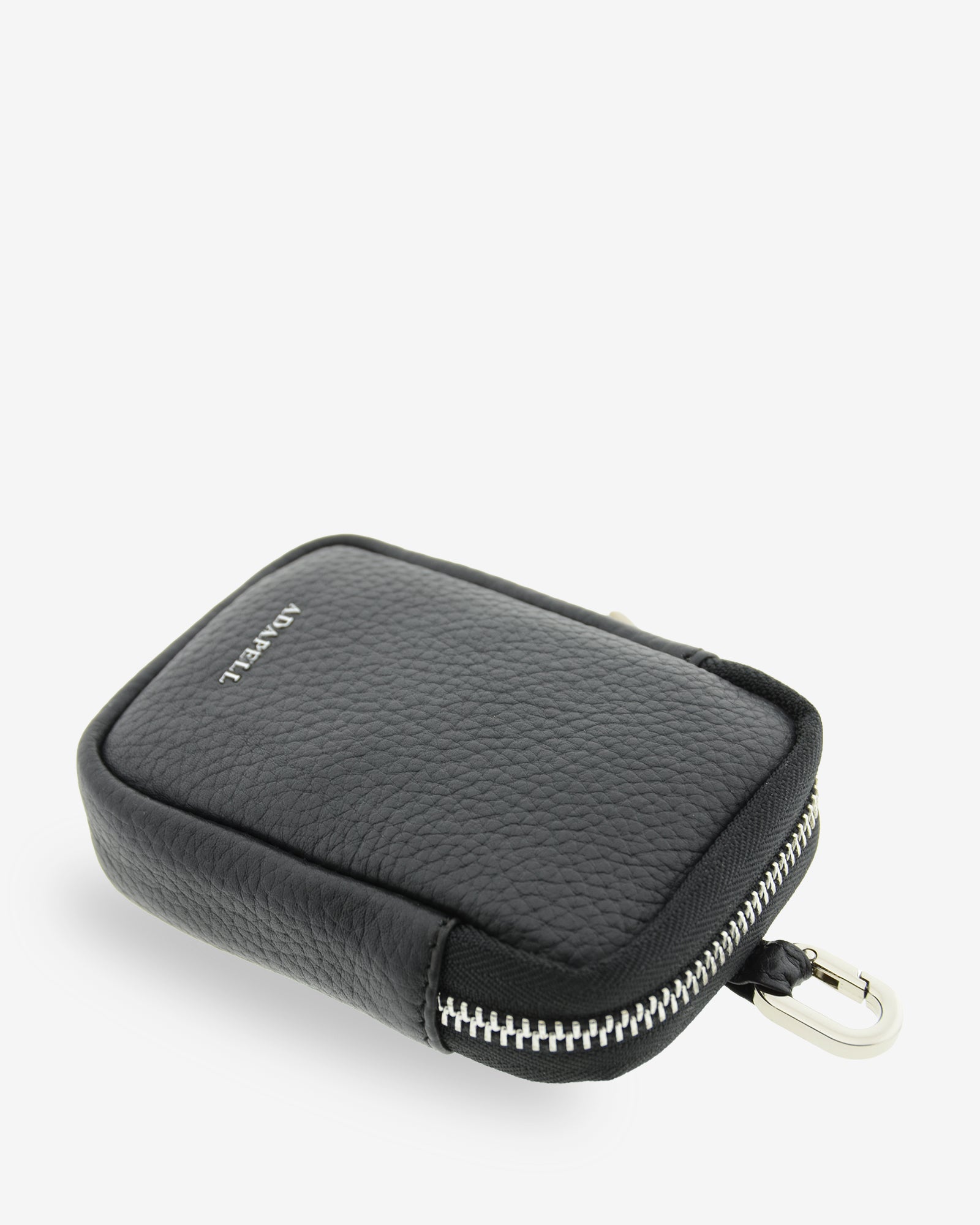 Adapell Nexo 8096 portamonete pelle nero RFID portachiavi