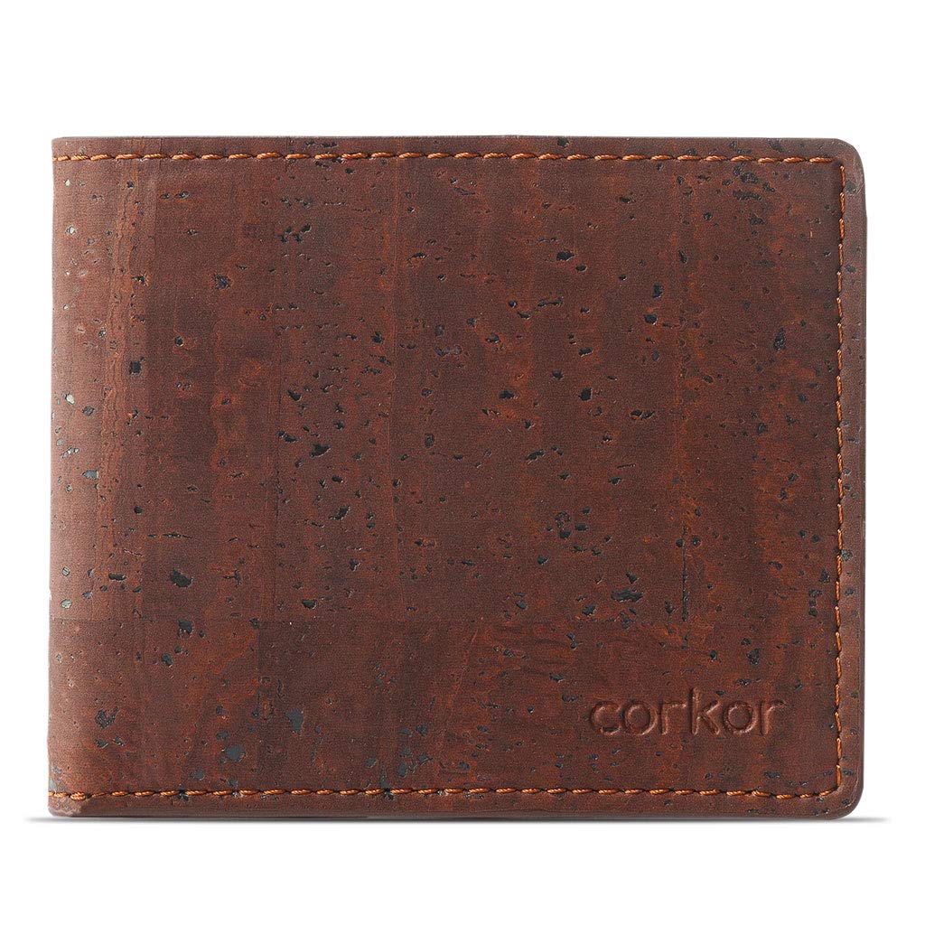 Corkor Wallets portafoglio bifold sughero nero RFID