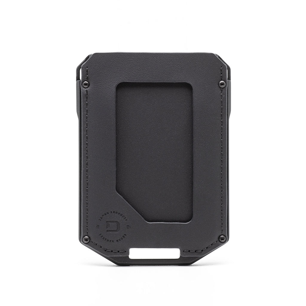 Dango M4 Maverick Rail portafoglio alluminio pelle DTEX Jet Black