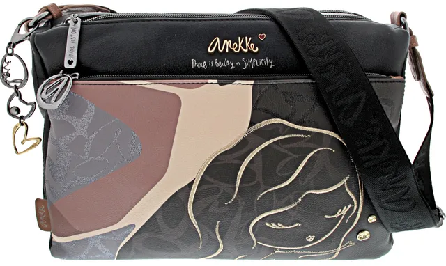 Anekke Heartbeat borsa a tracolla 31x21x10 cm PU