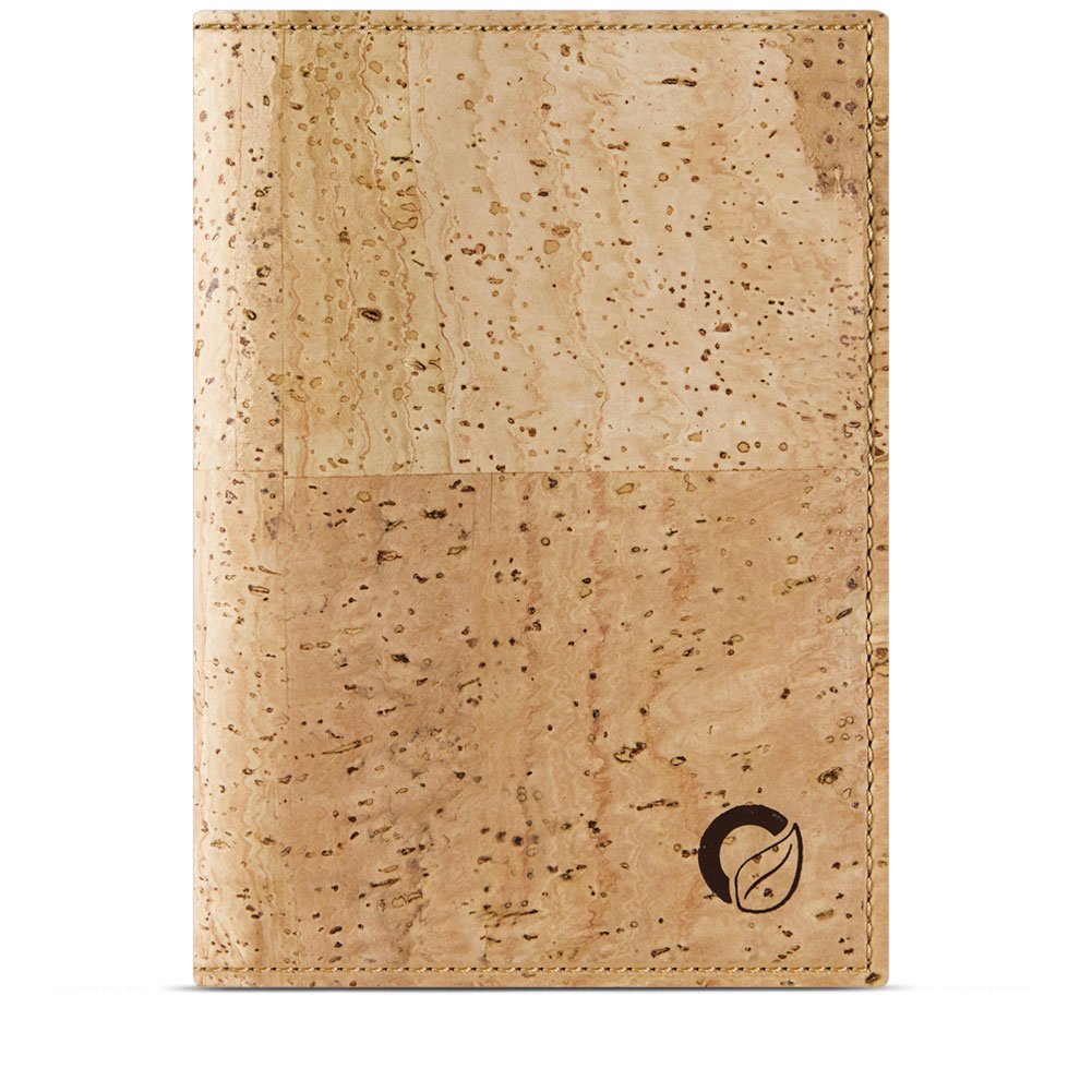 Corkor Wallets portafoglio passaporto sughero marrone chiaro