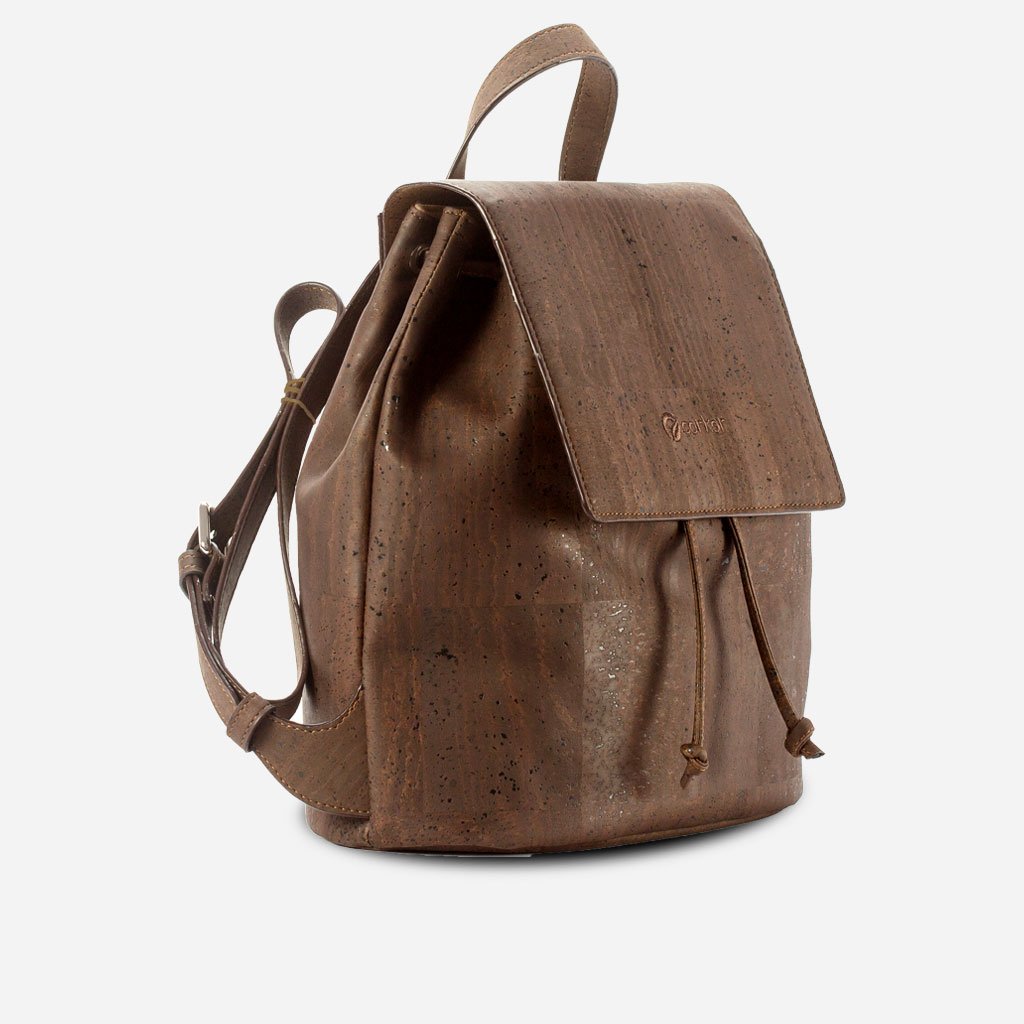 Corkor Bags zaino sughero marrone M vegano cruelty free
