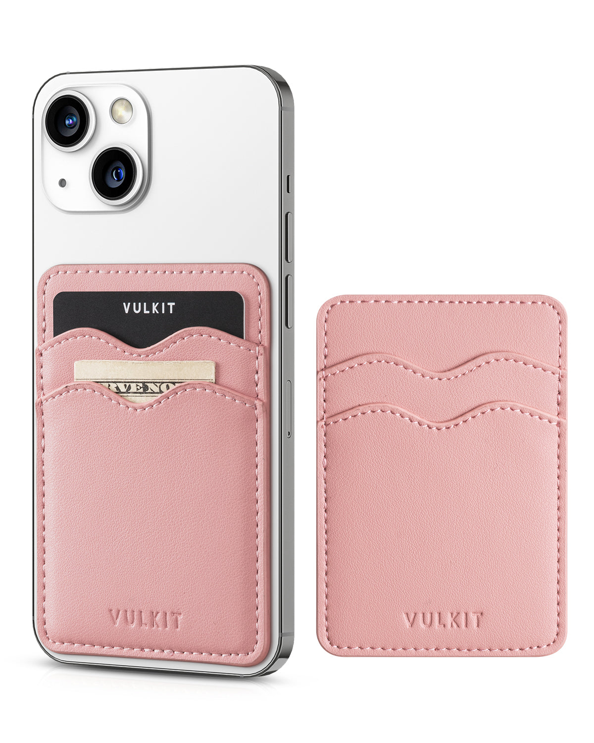 VULKIT VPA100 porta carte telefono pelle verde