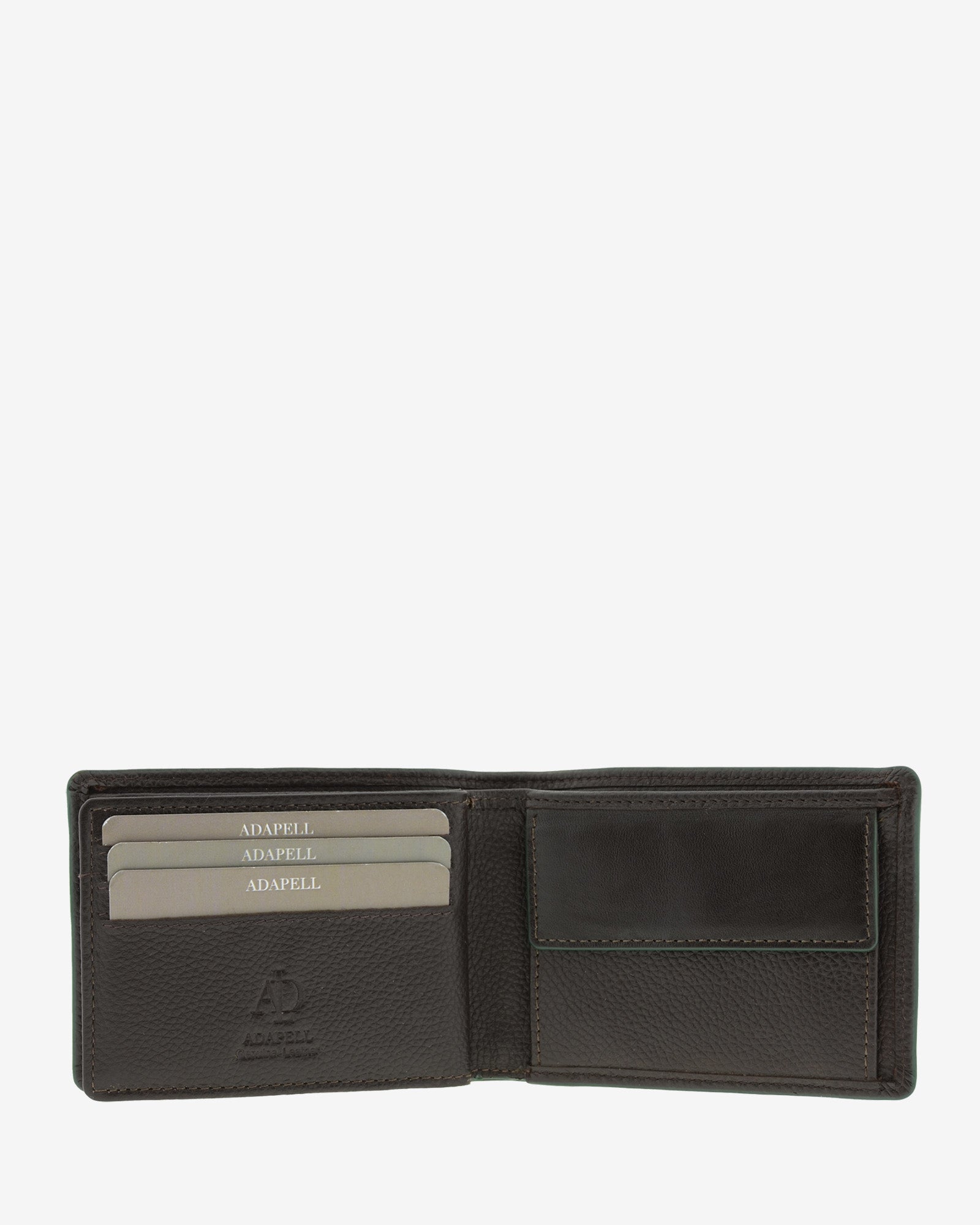 Adapell Urban 1663 portafoglio uomo orizzontale nero