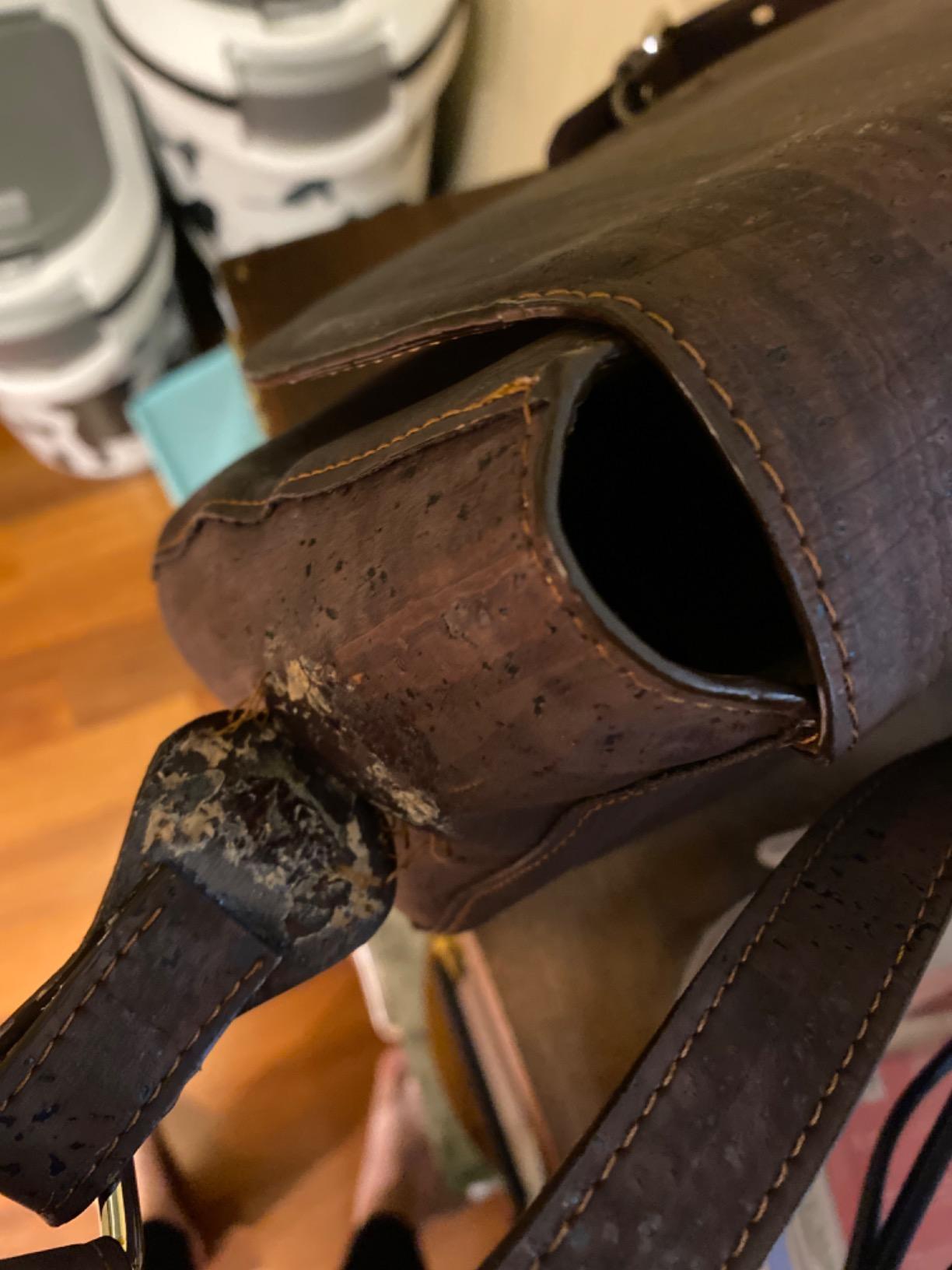 Corkor Bags Zaino Tracolla Sughero Vegano Marrone