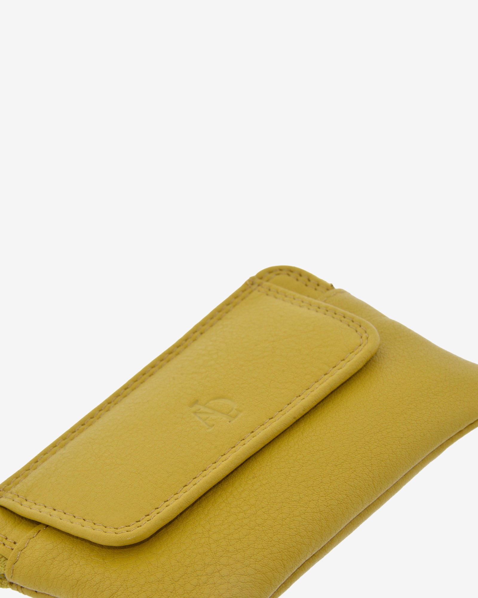 Adapell 8078 portamonete sottile patta Nero doppia zip chiavi