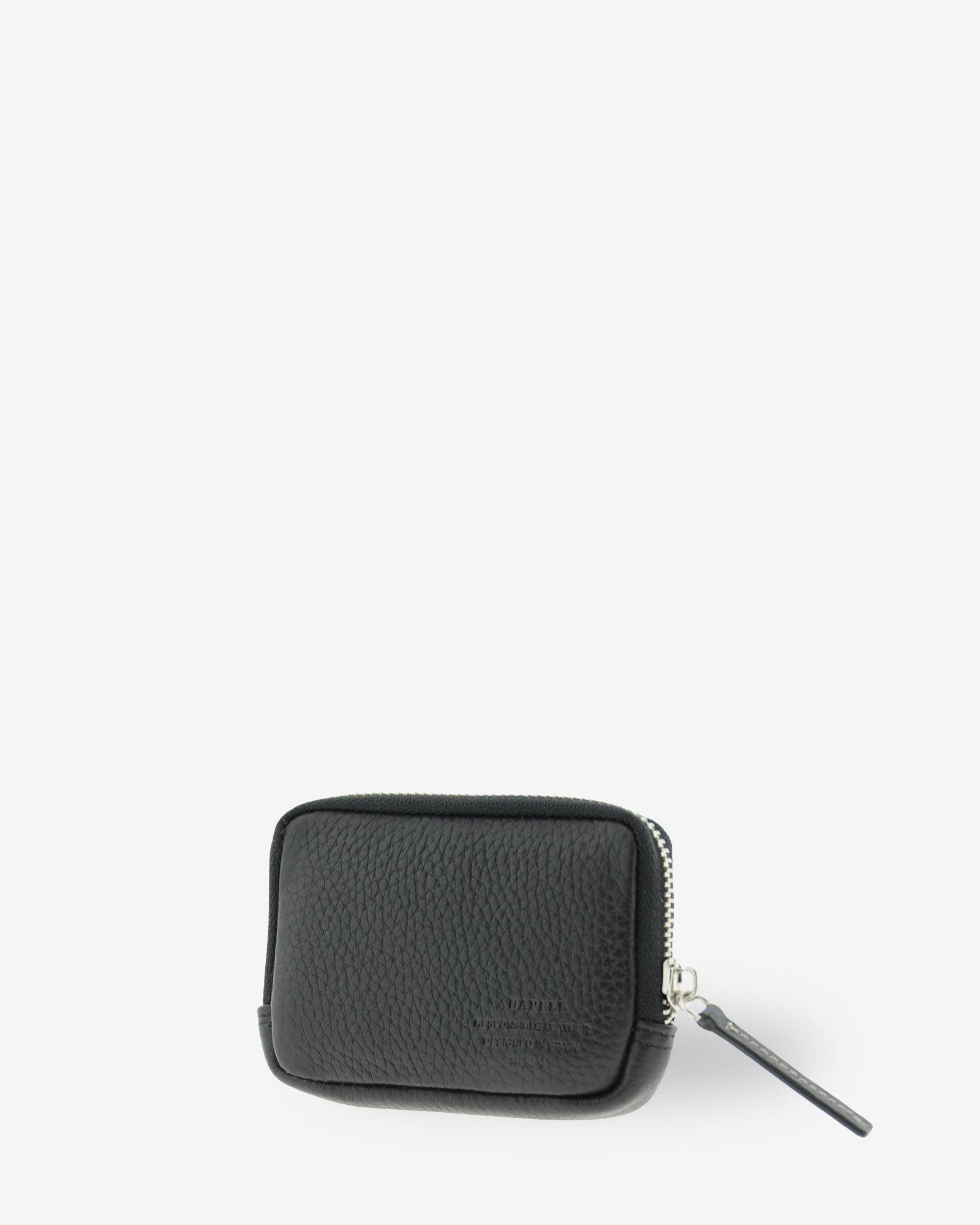 Adapell Nexo 8095 portamonete pelle nero RFID