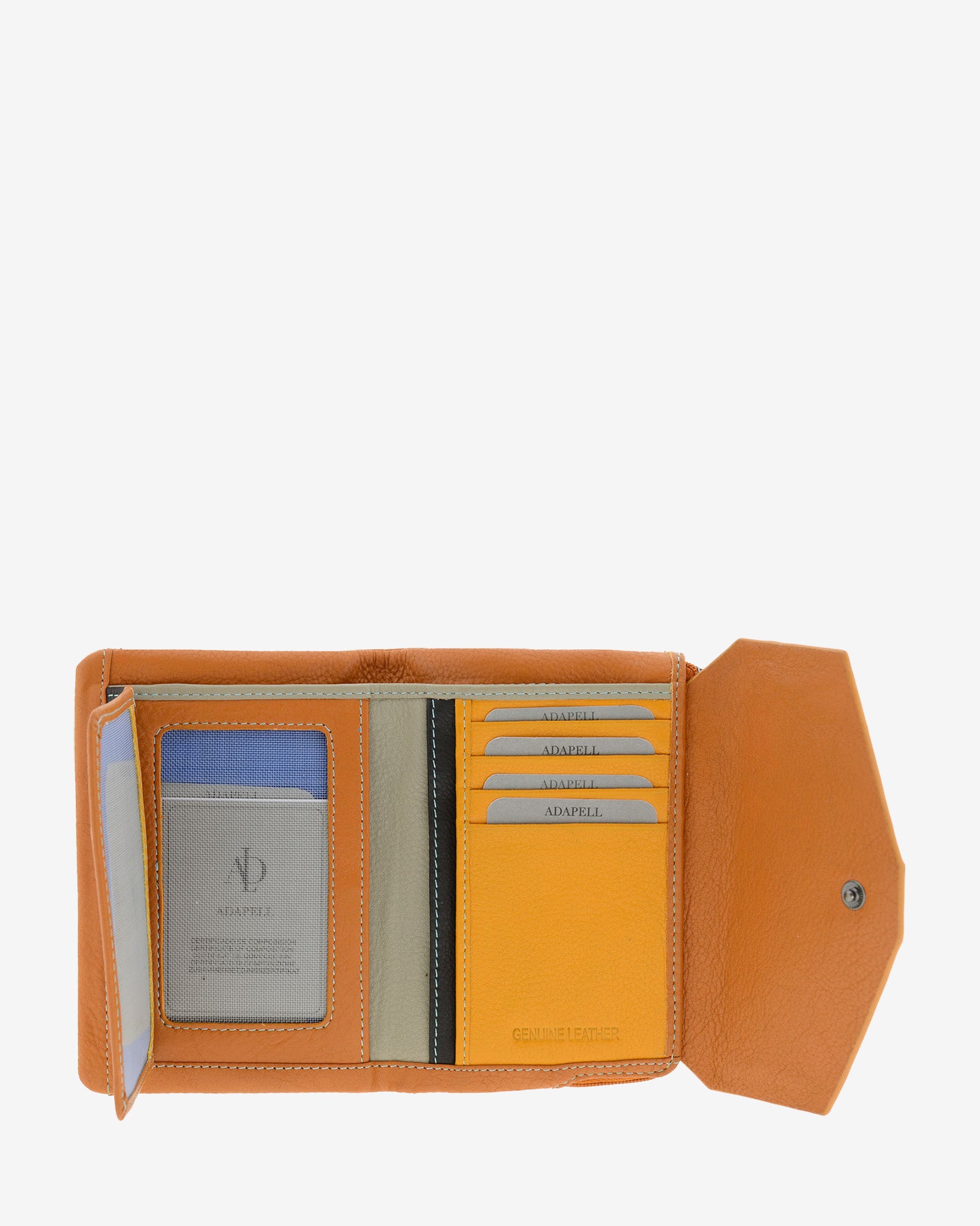 Adapell Annette 4159 portafoglio piccolo pelle cuoio 7 carte