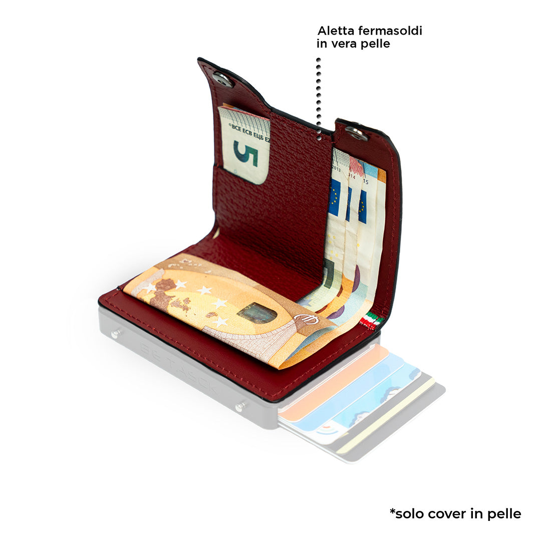 SLim Cover Pelle Be Tasck Cinghialino Bordeaux