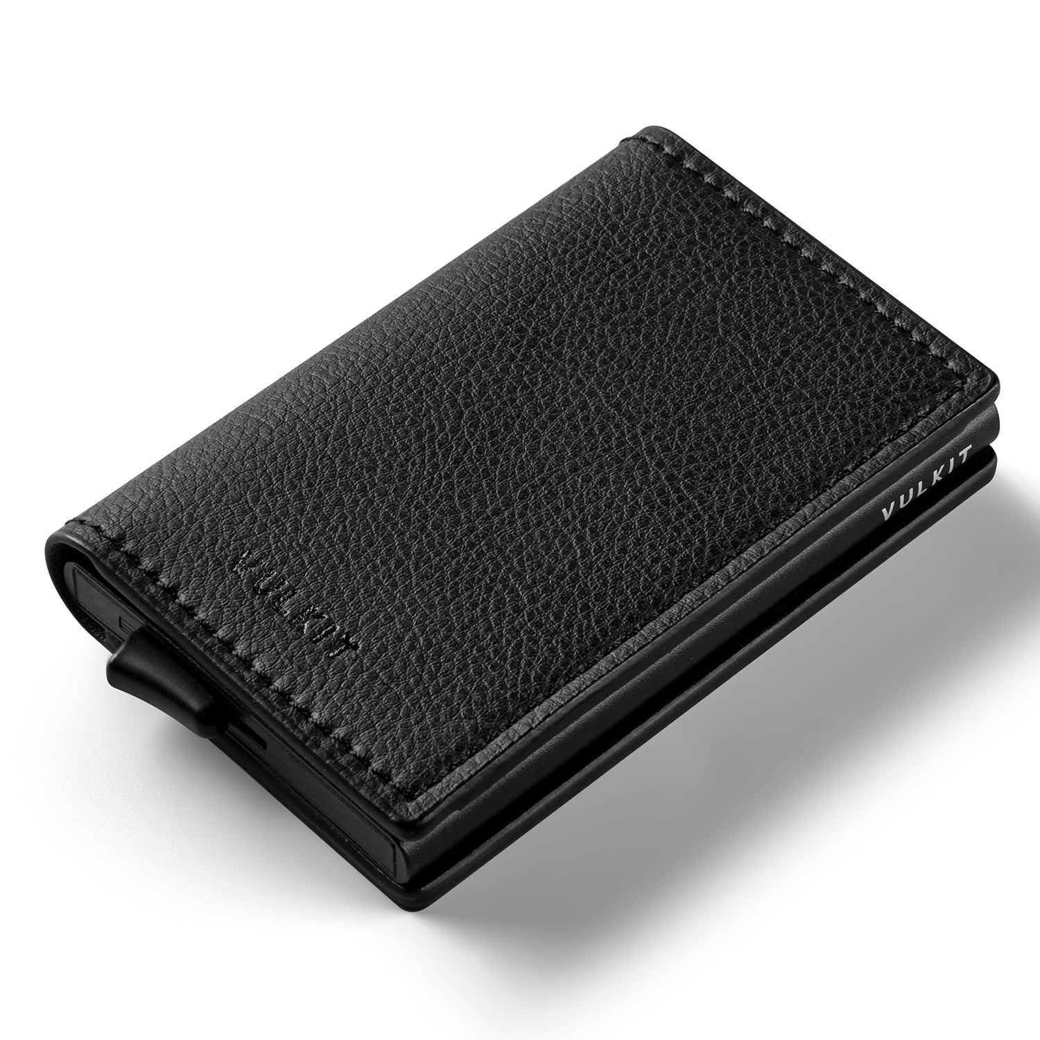 VULKIT VC201 porta carte alluminio RFID marrone bifold