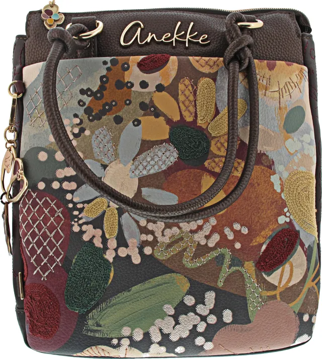 Anekke Blossom zaino convertibile borsa medio oro