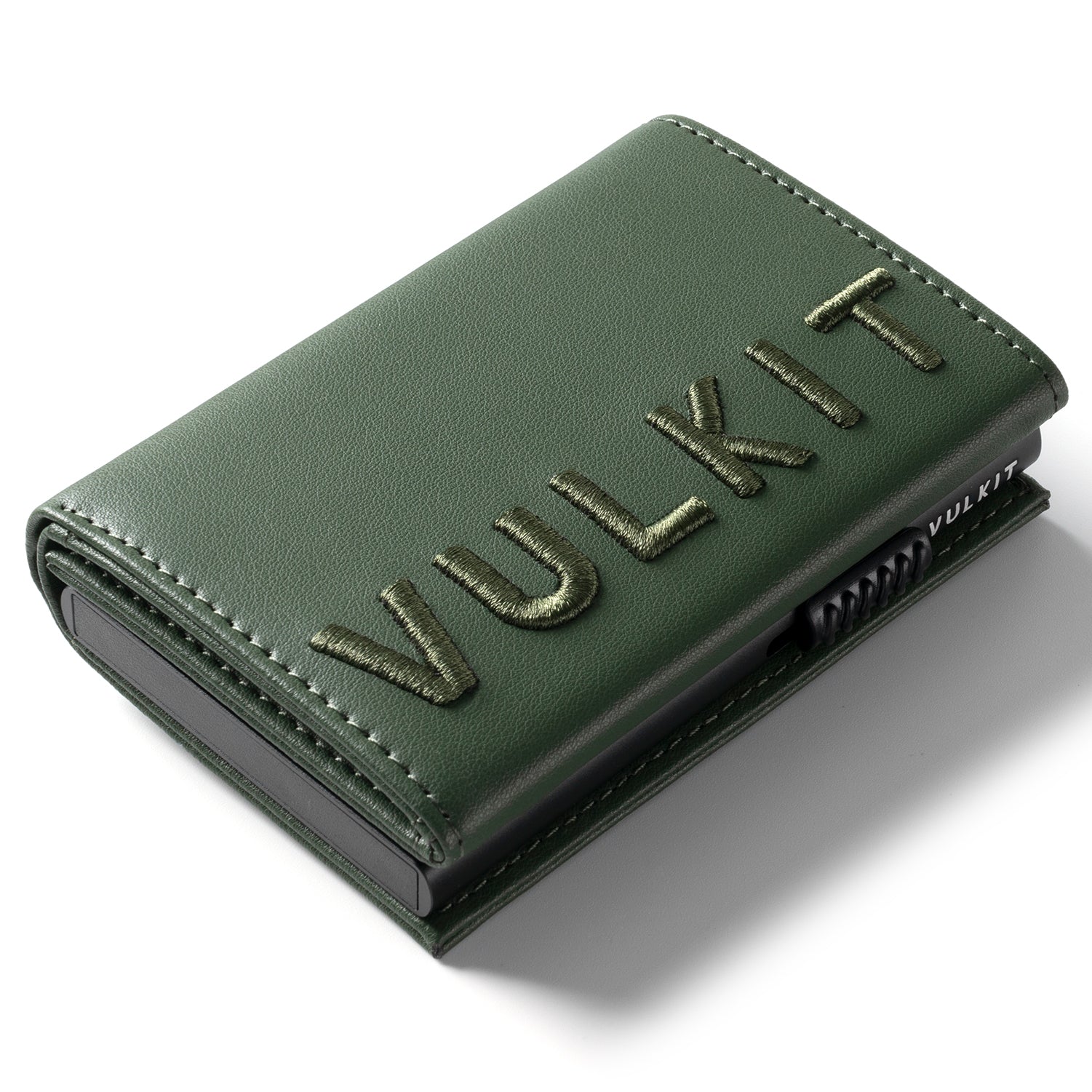 VULKIT Pop Up Wallet VC302 portafoglio marrone RFID zip