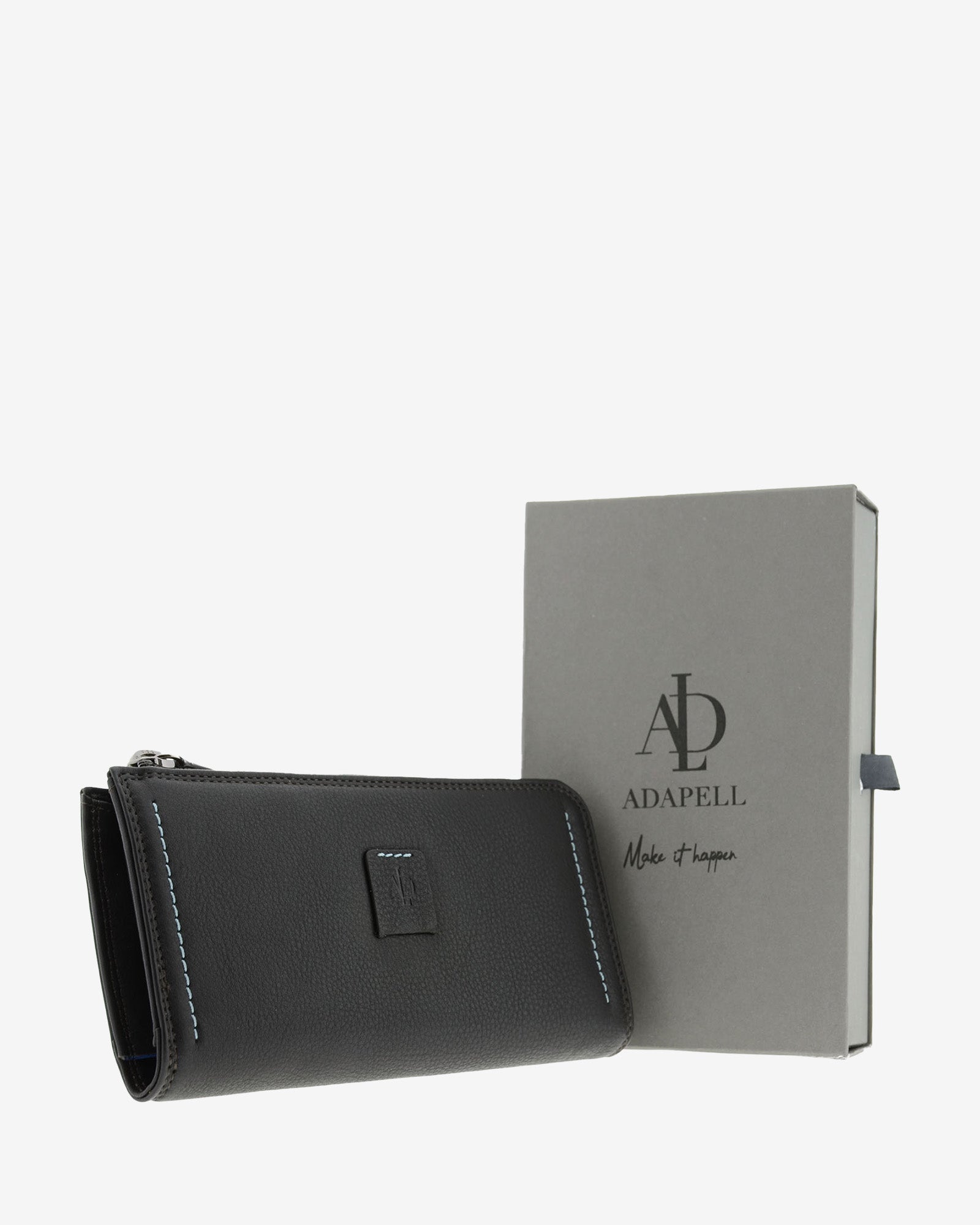 Adapell Annette 4161 portafoglio donna Nero 9 carte zip