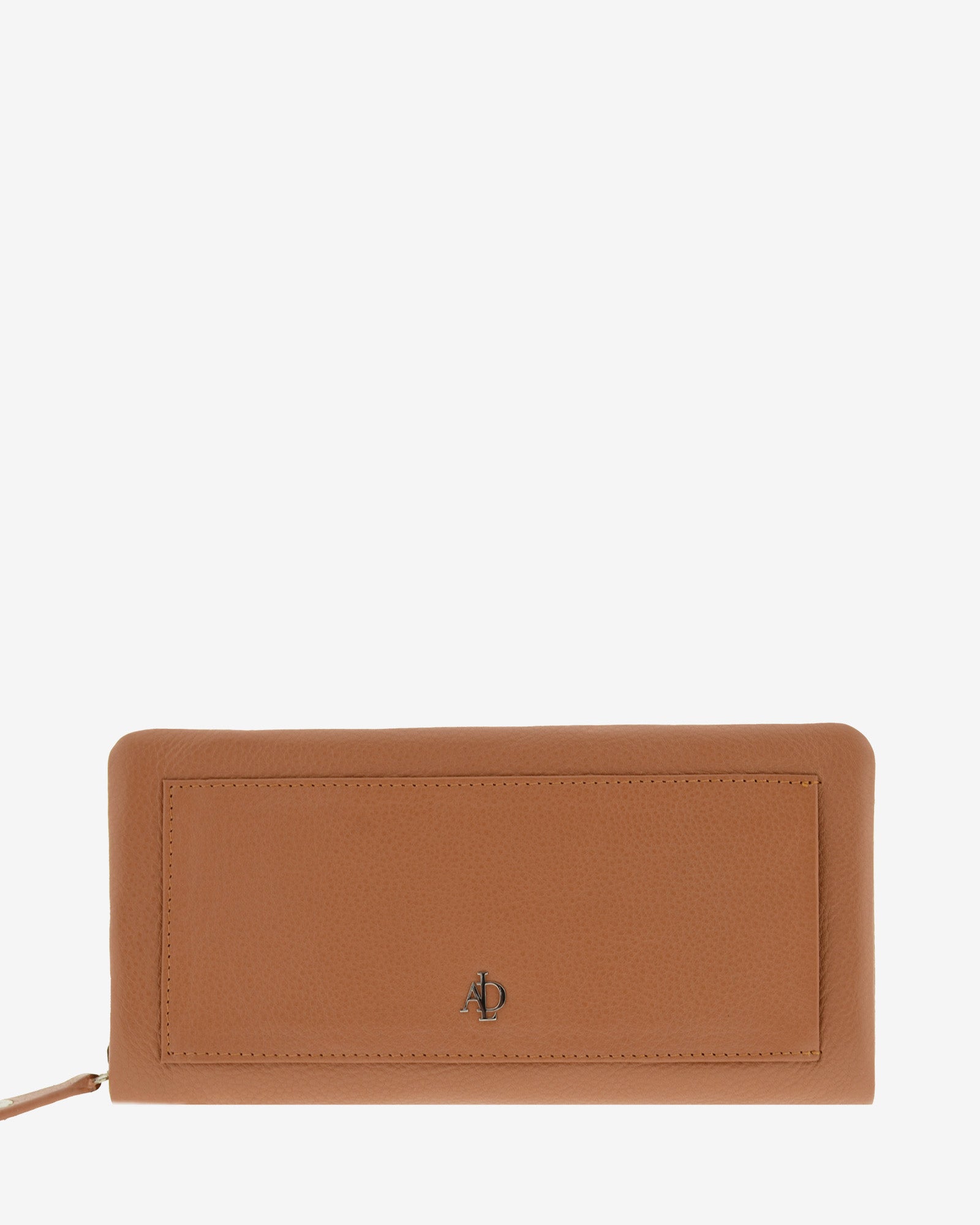 Adapell Lettera 4235 portafoglio grande donna marrone nappa