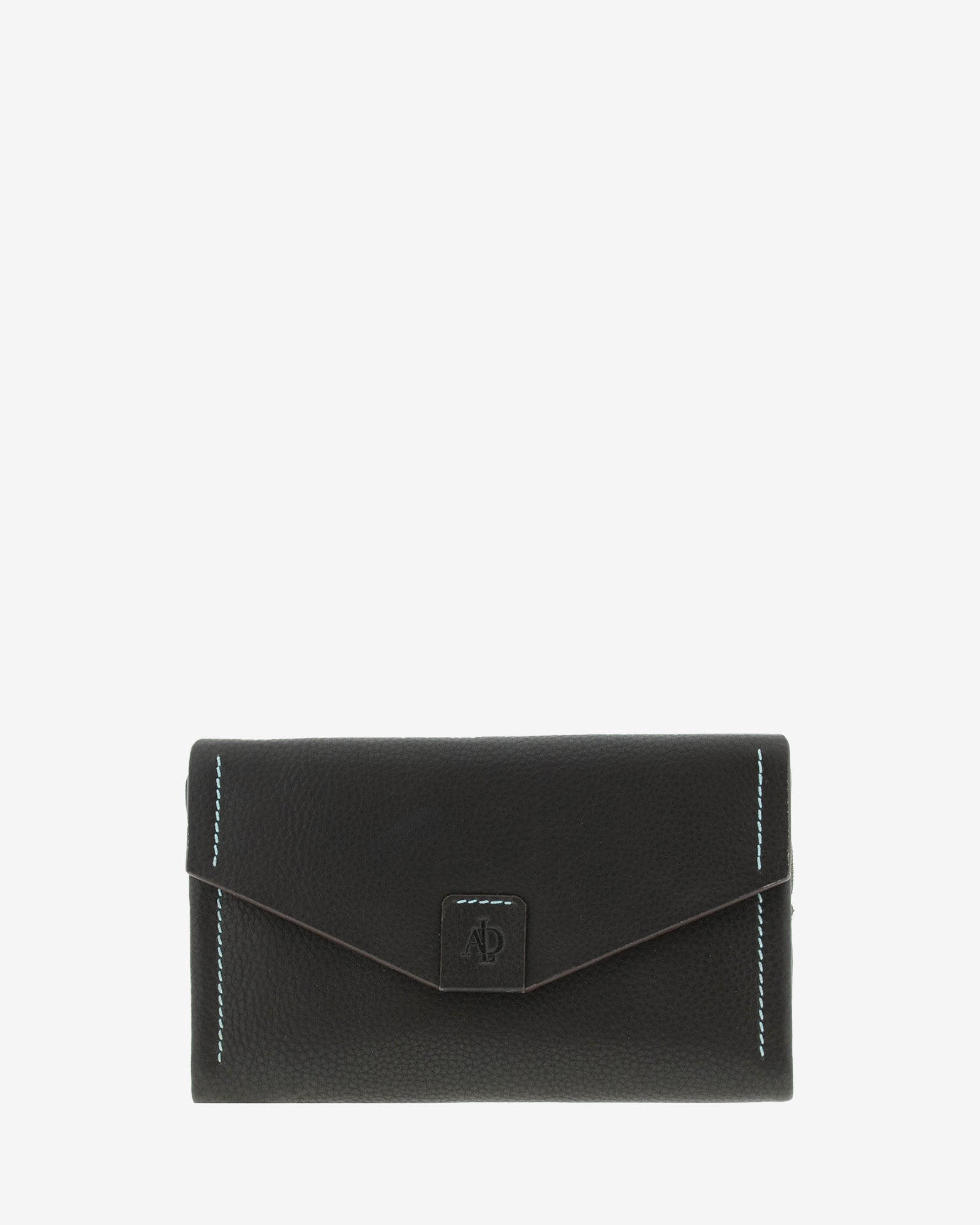 Adapell Annette 4157 portafoglio grande nero 12 carte pelle