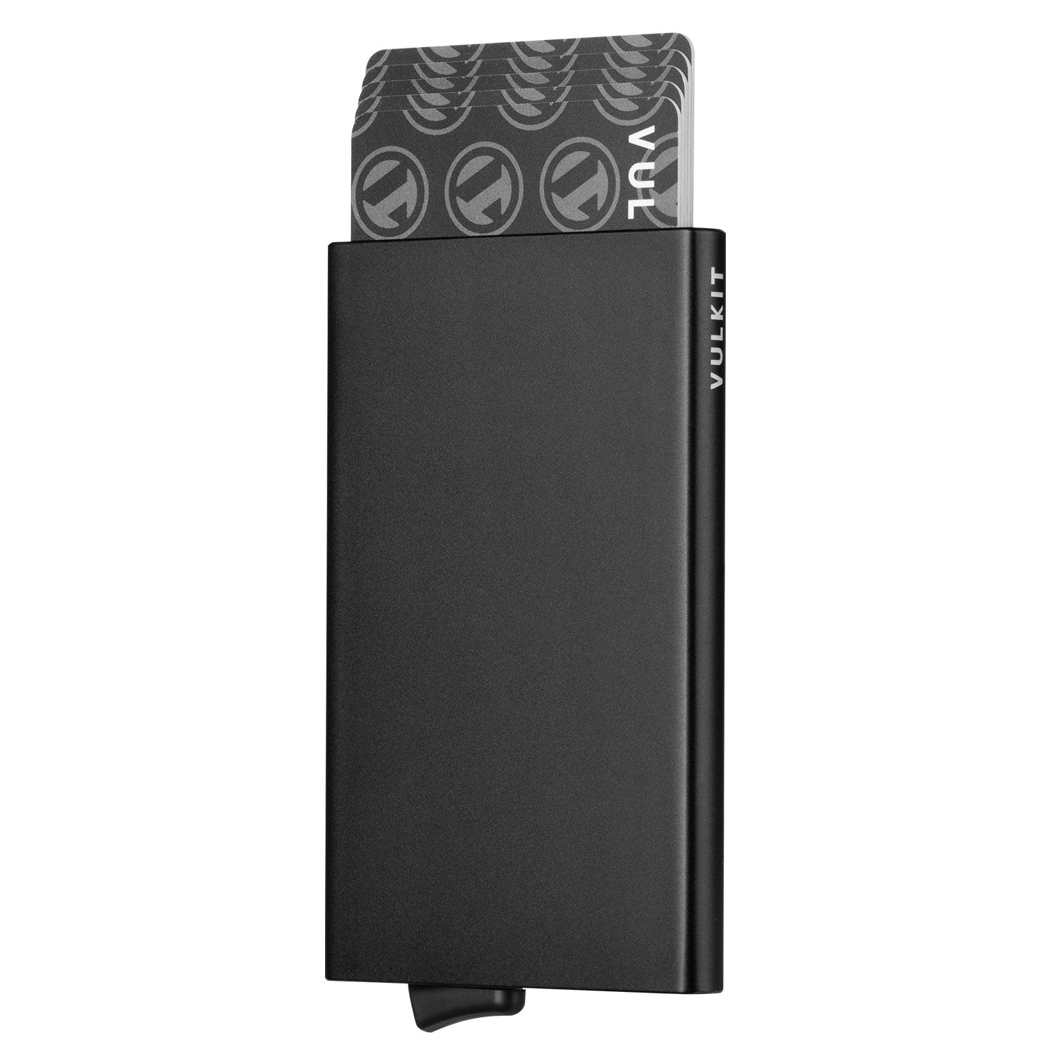 VULKIT VC100 Portacarte Alluminio Nero Senza Fermasoldi RFID