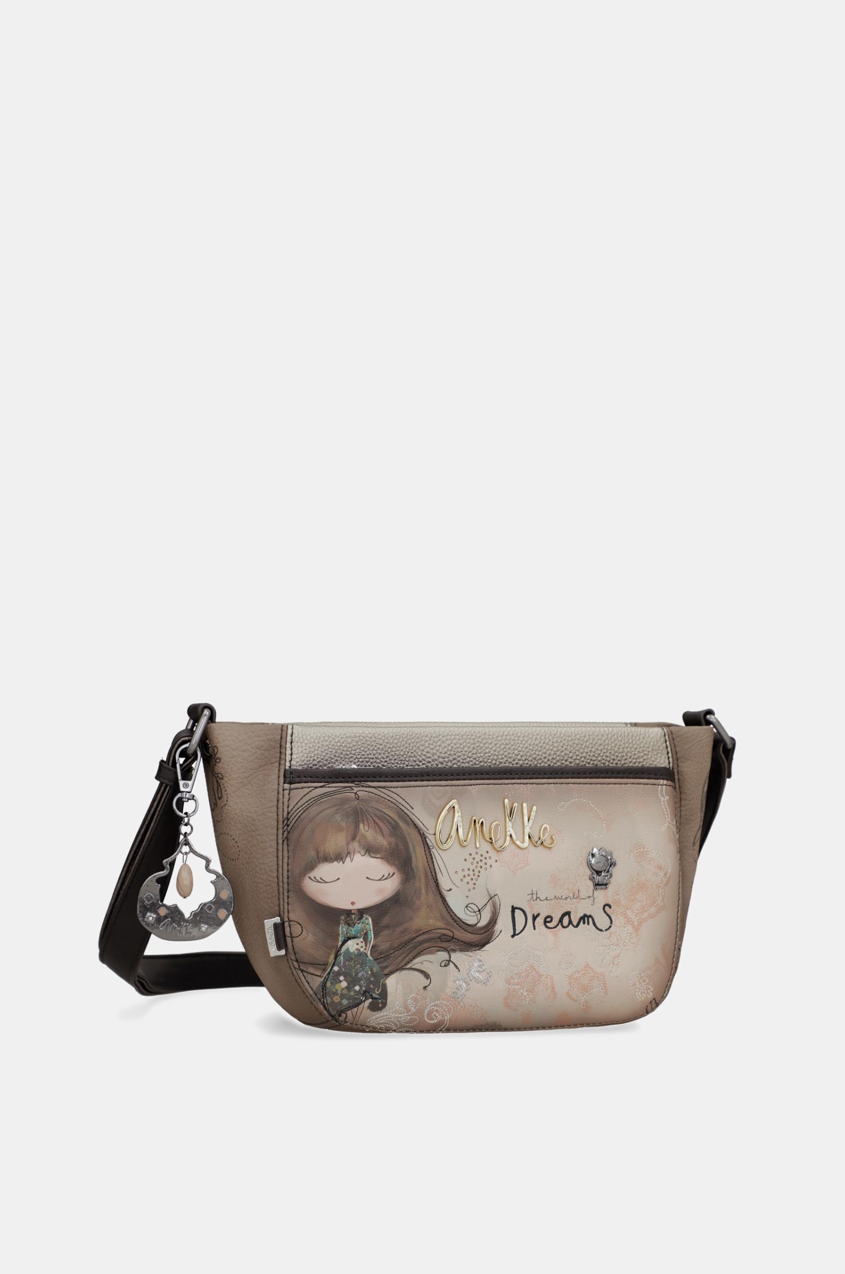 Anekke Real Tracolla Donna 27x18x9 cm con Cerniera