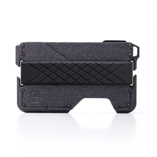 Dango D01 Dapper Portafoglio alluminio nero 12 carte