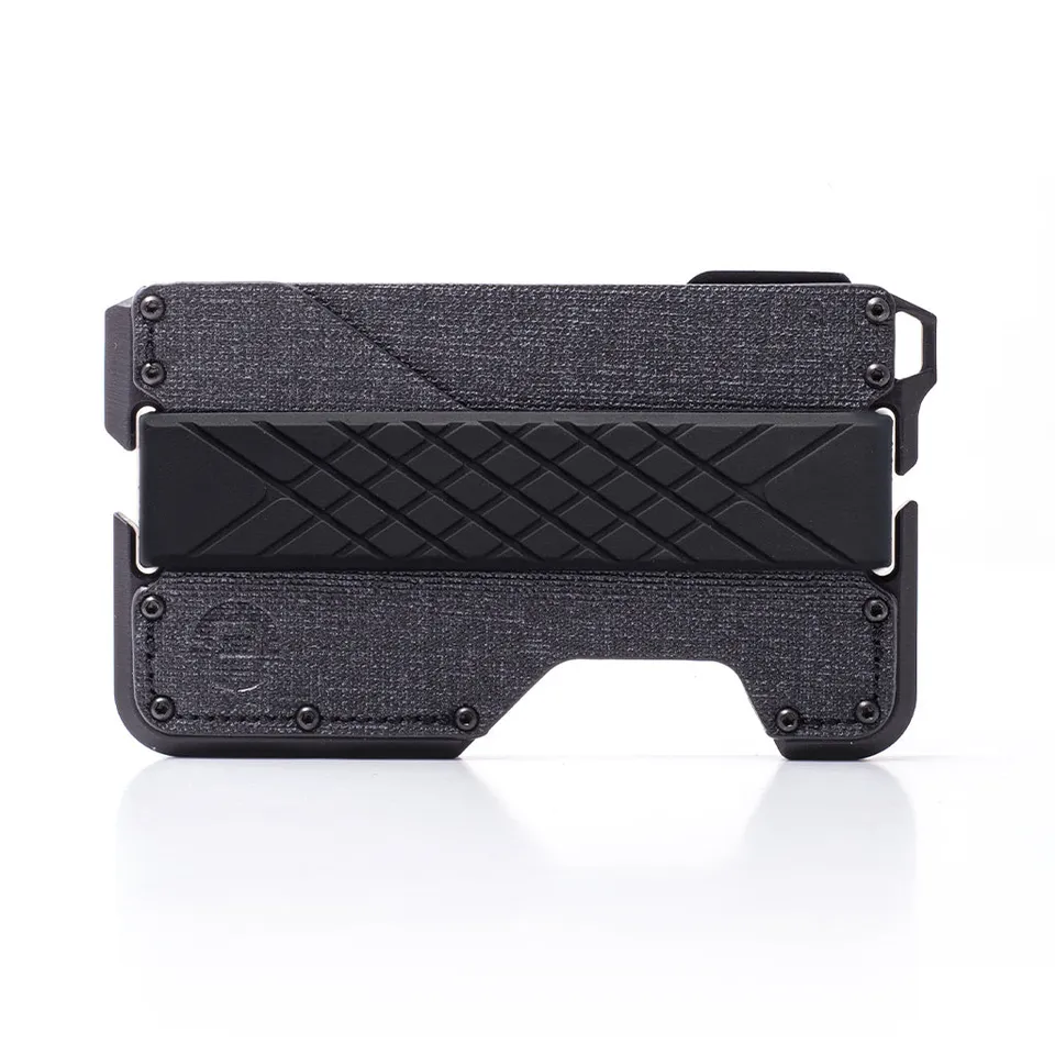 Dango D01 Dapper Portafoglio alluminio nero 12 carte