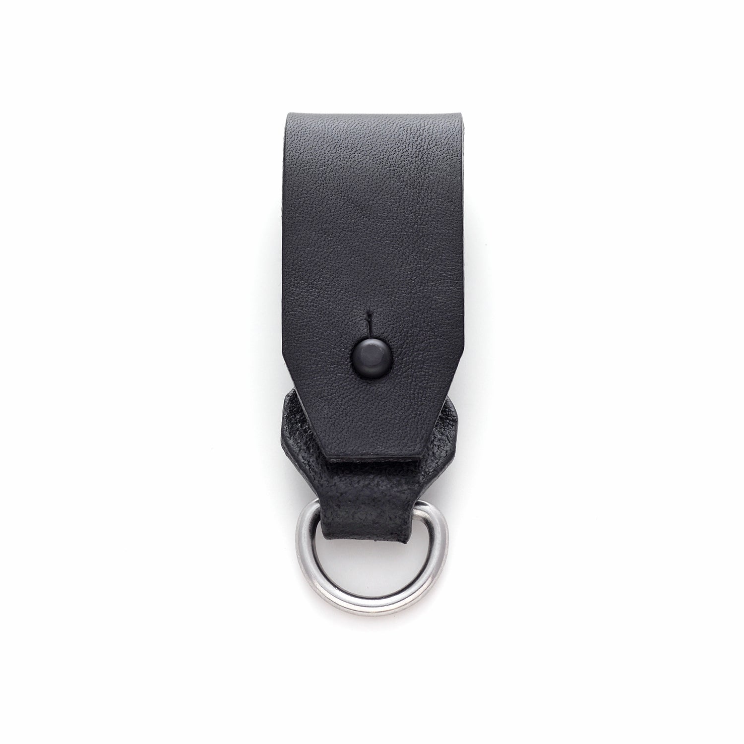 Dango Belts Belt Fob portachiavi pelle nero Jet Black singolo