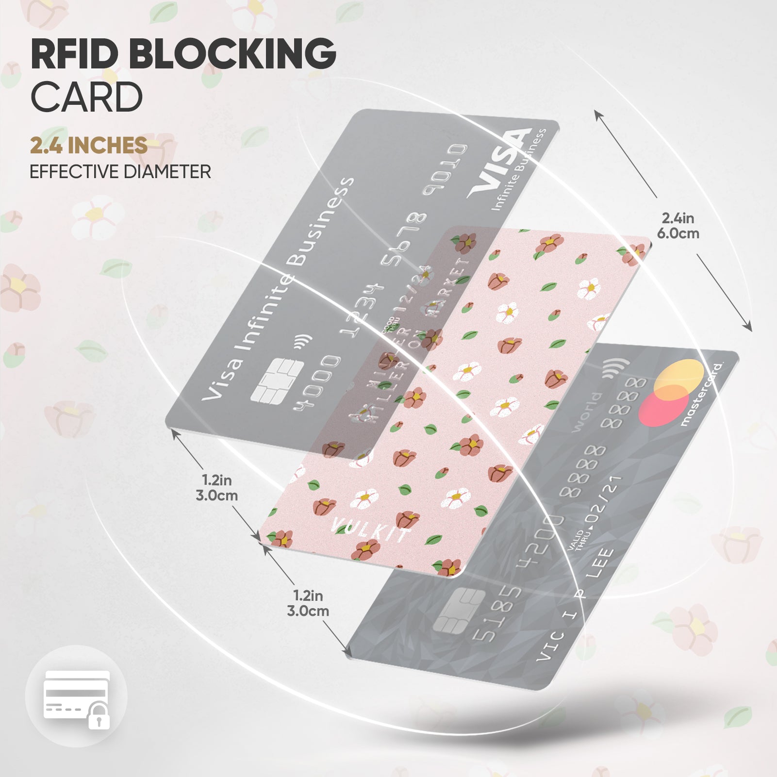 VULKIT Card Protector VCP103 carta blocco RFID 3 pezzi combo