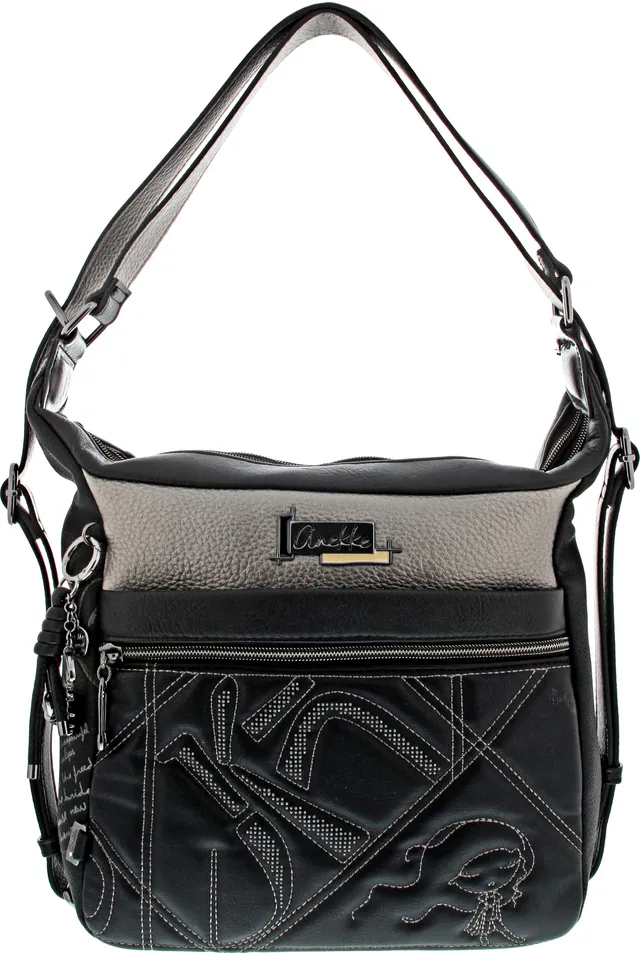 Anekke Iron Zaino Convertibile Borsa a Spalla 27x26x10