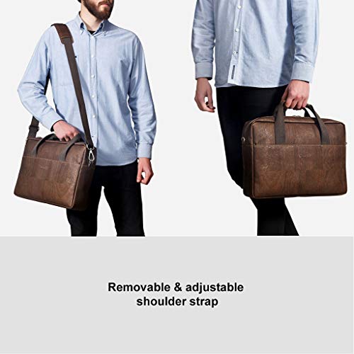 Corkor Bags organizer tracolla sughero marrone scuro