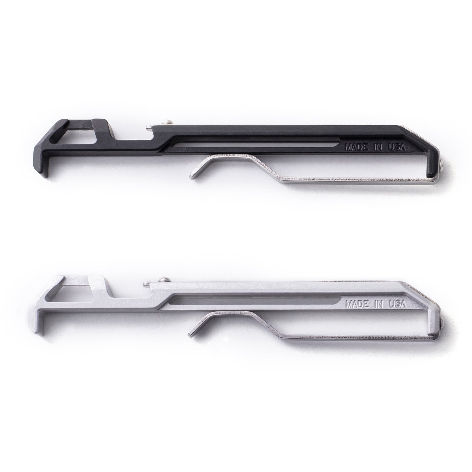 Dango Pocket Clip XL fermasoldi alluminio Satin Silver