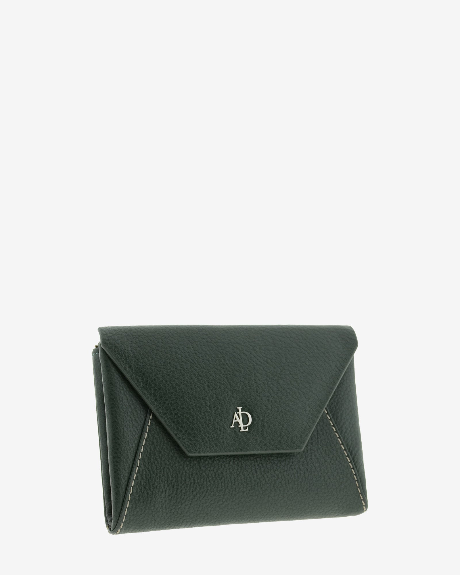 Adapell Lettera 4236 Portafoglio Donna Marrone Doppia Zip