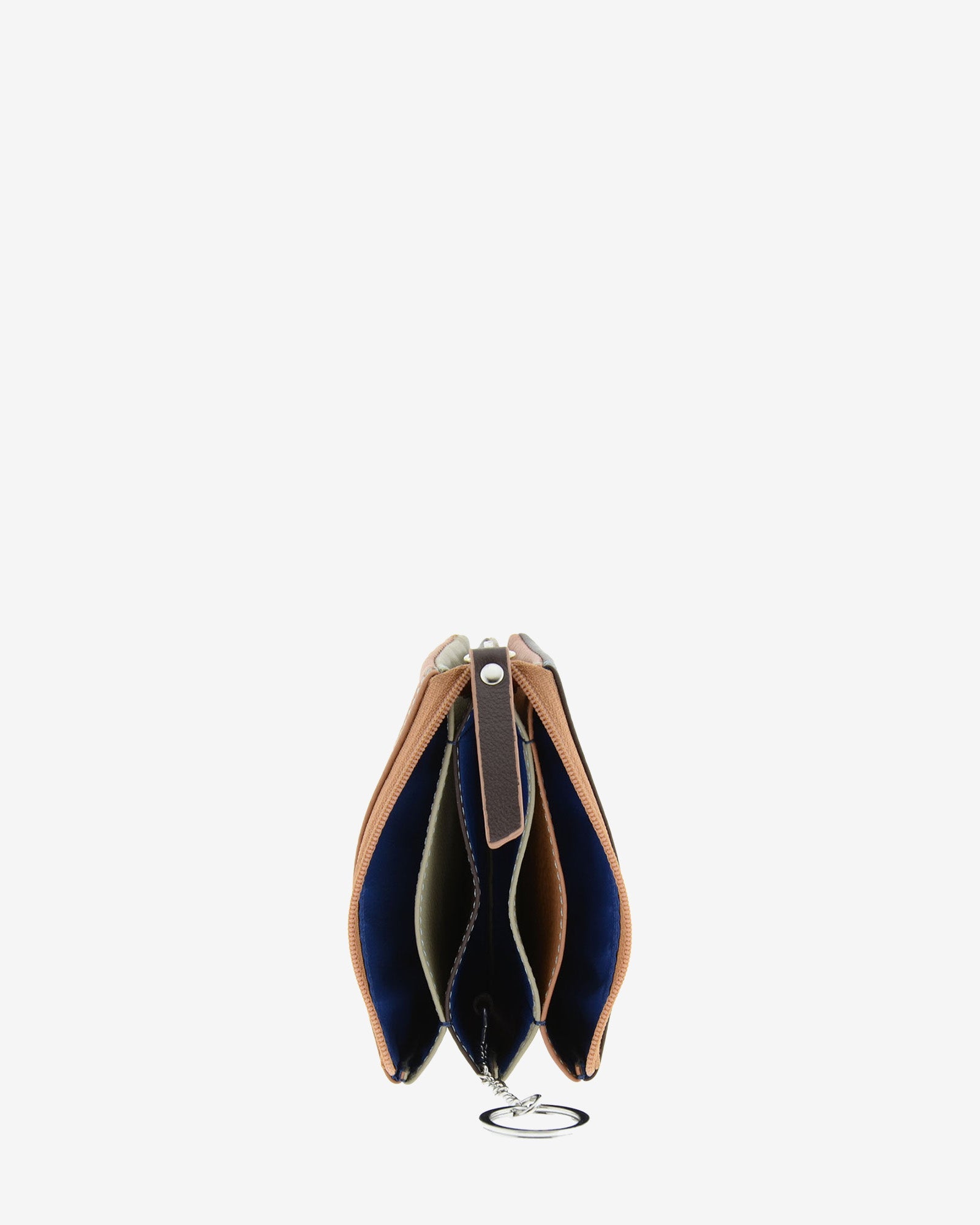 Adapell Wakanda 4215 portamonete pelle marrone zip
