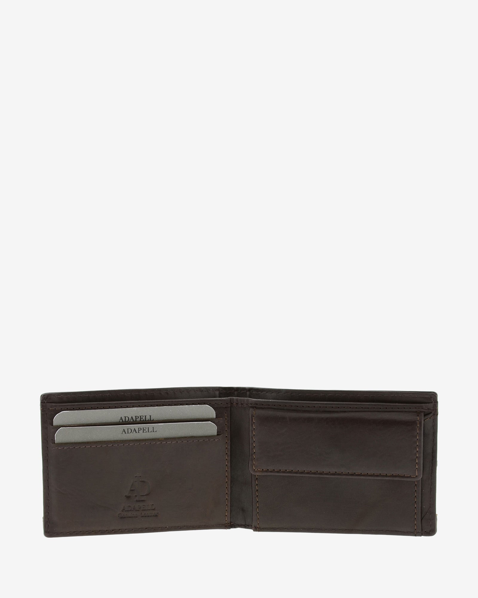 Adapell Range 1621 portafoglio uomo pelle canvas