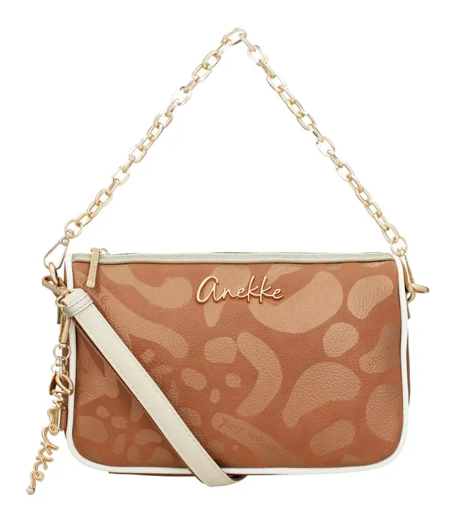Anekke Essentials Borsa a Tracolla Corallo con Stampa