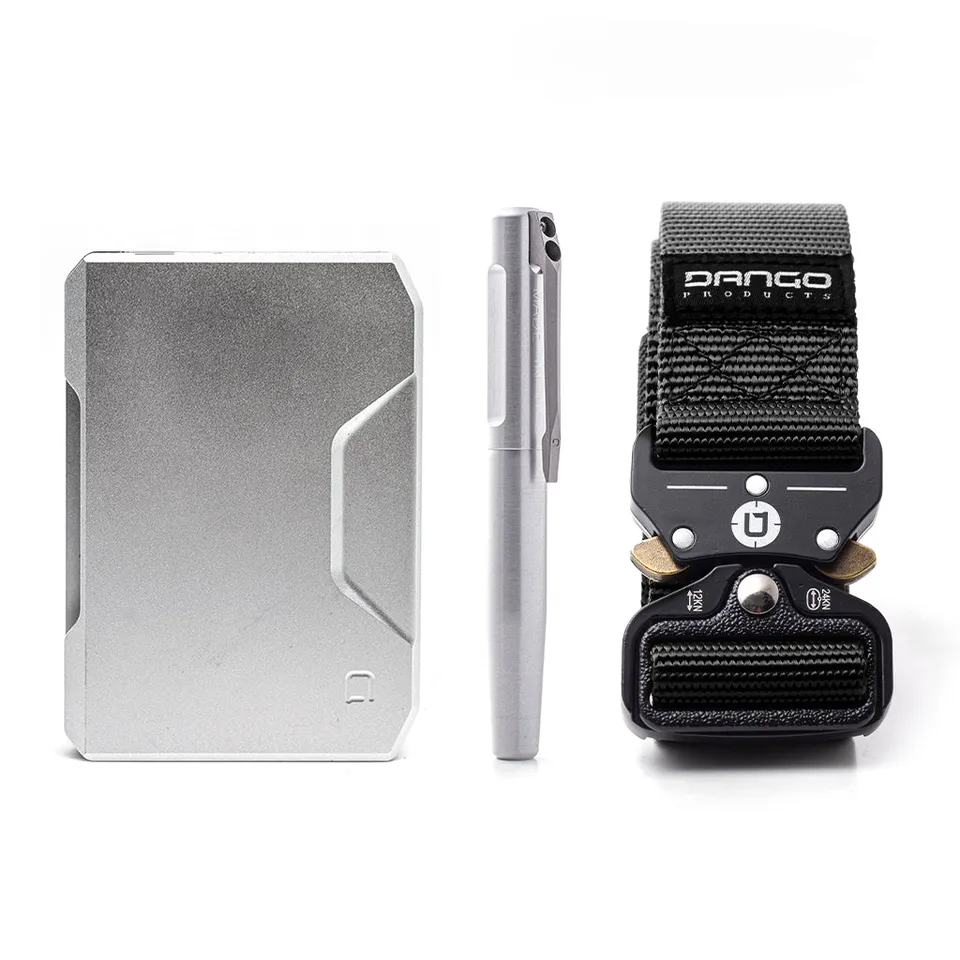 Dango SK1 Slide Kick 1776 Bundle portafoglio Satin Silver