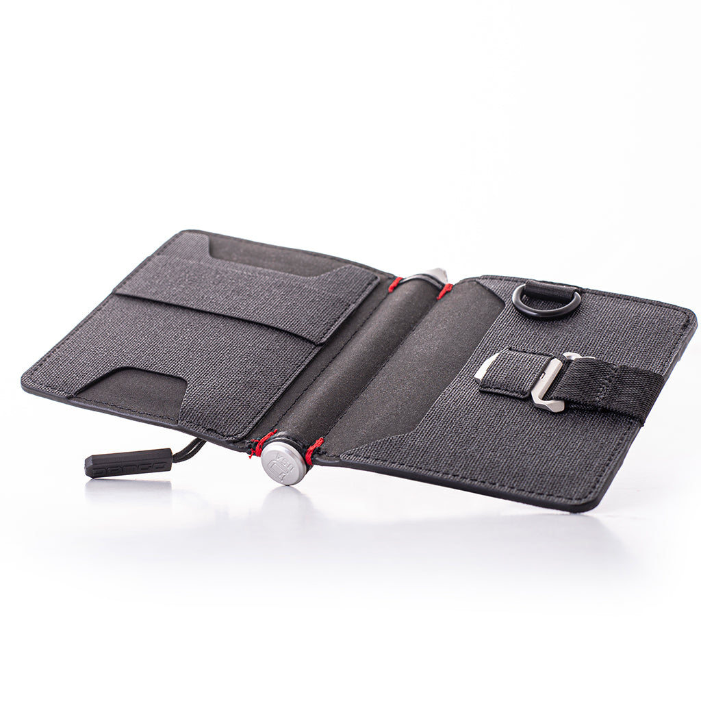 Dango P01 Pioneer Travel portafoglio passaporto Jet Black