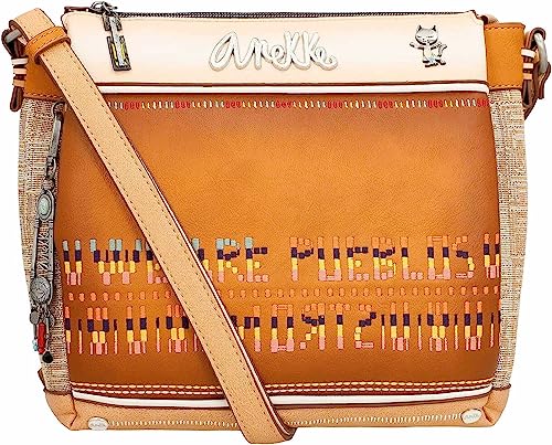 Anekke Menire tracolla donna 25x24x7 multicolore 3 scomparti