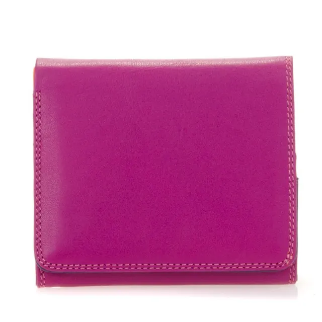 Mywalit Milano Bi-Fold Portafoglio Pelle Sangria Multi