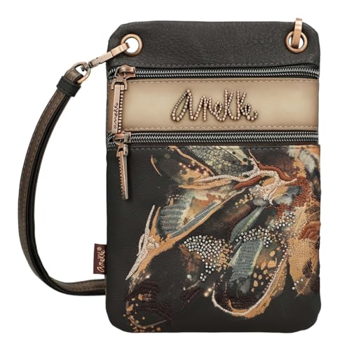 Anekke Auralis Wings Mini Borsa a Tracolla Beige 15 cm