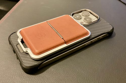 Dango Adapt MagSafe Wallet portafoglio Whiskey Brown 4 carte
