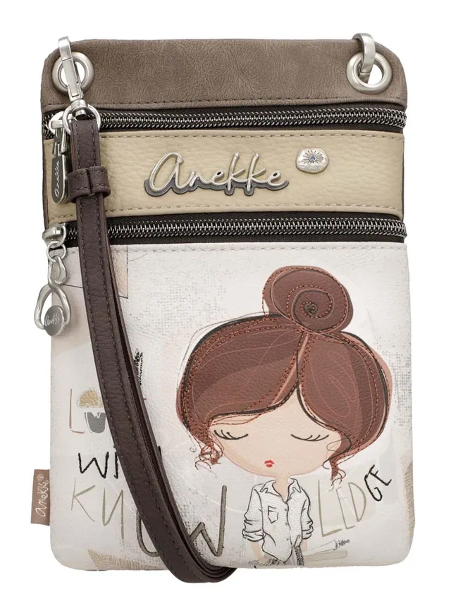 Anekke Sophia Mini Borsa a Tracolla Donna Stampa Geometrica