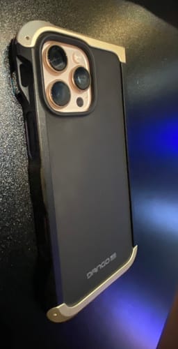 Dango Adapt Cover iPhone 16 Pro Max nero oro silicone