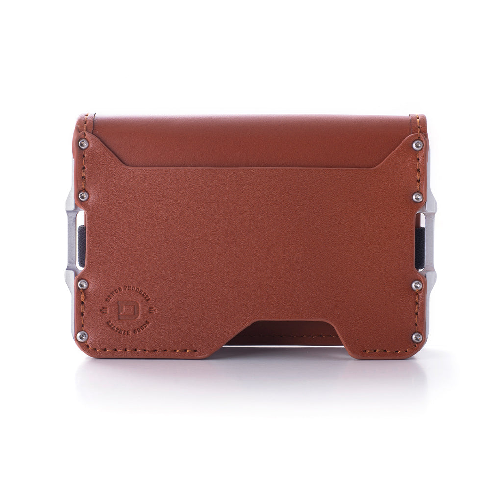 Dango D03 Dapper portafoglio bifold pelle whiskey brown
