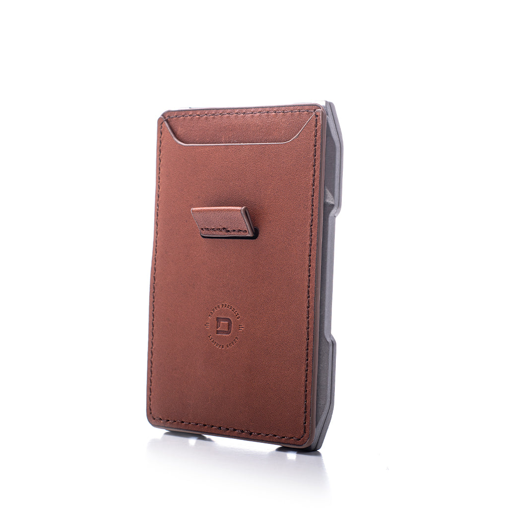 Dango A10 Pull Pocket Adapter portacarte Whiskey Brown 4 carte